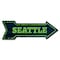 Signmission Seattle Arrow Decal Funny Home Decor 24in Wide D-A-8-999620 - alternate 1